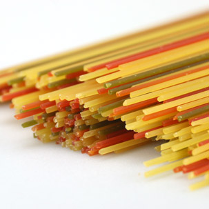 Spaghetti tricolore